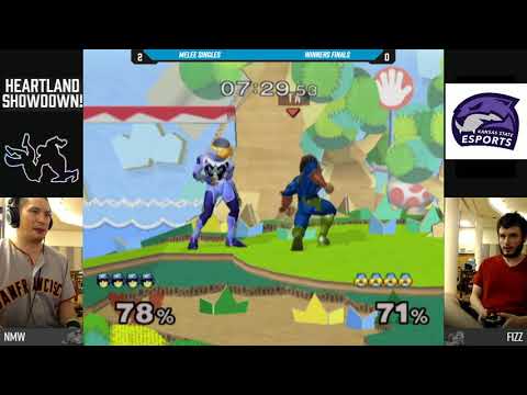 Heartland Showdown 2019 SSBM - NMW (C. Falcon) Vs. Fizz (Sheik) - Winners Finals
