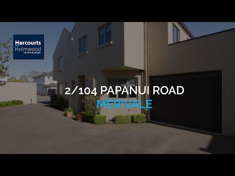 2/104 Papanui Road, Merivale - Christchurch City, Canterbury, 3房, 2浴, 公寓
