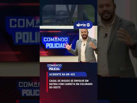 Um grave acidente na rodovia terminou com um carro jogado contra uma árvore e motorista em fuga