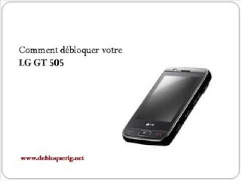 comment debloquer lg gw620 gratuit