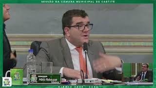 ASSISTA A 2ª PARTE DA SESSÃO DA CÂMARA DE VEREADORES DE CAETITÉ - 15/12/25