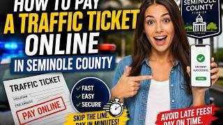 How to pay a traffic ticket online in Seminole County