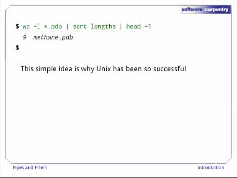 The Shell - Episode 4 - Pipes and Filters