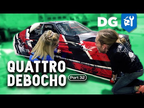 Vinyl Wrapping a 30 Year Old Modified Audi is NOT Easy... | #Debocho [S3 E6]