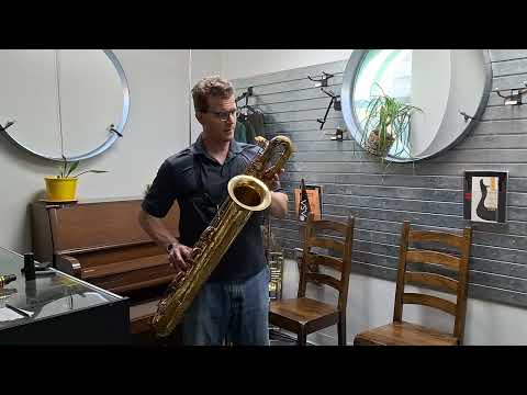 Selmer Mark VI Bari Sax, Keyed to low "A" image 25