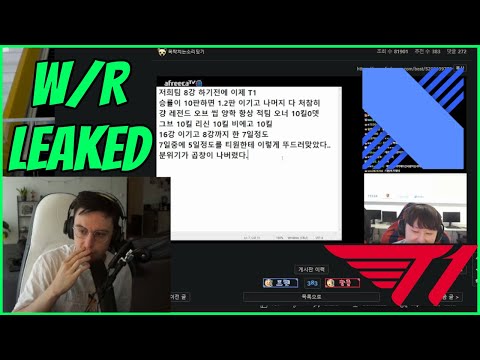 Pyosik Reveals T1 Were STOMPING DRX In Scrims Before FINALS