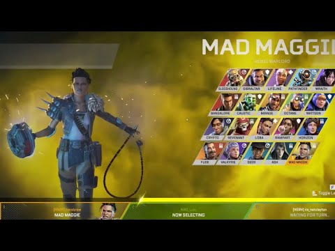 Mad Maggie Select Screen Animation