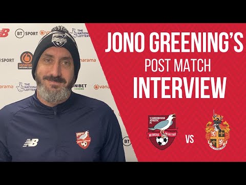 🎥 | POST MATCH INTERVIEW - JONO GREENING vs Spennymoor Town