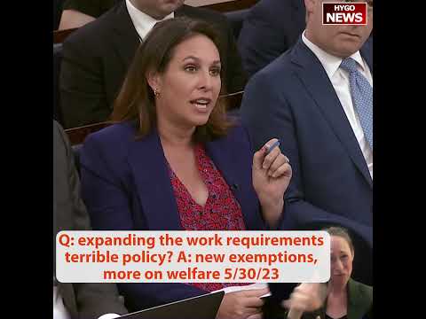 Q: Expanding Work Requirements Terrible Policy? A: New Exemptions, More On Welfare