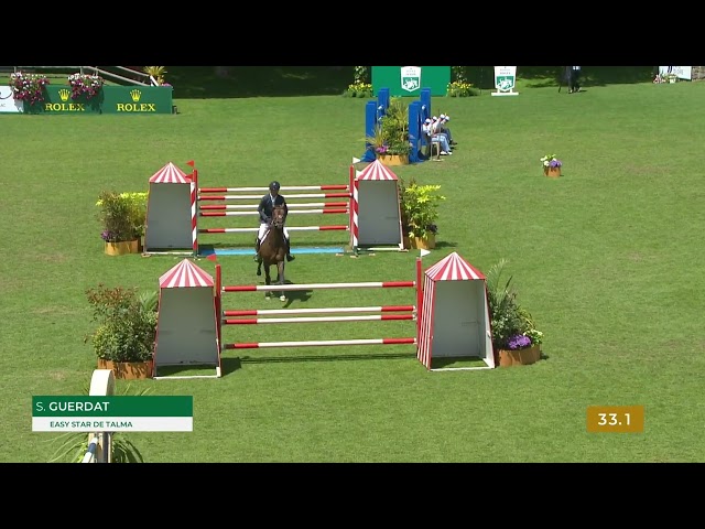 Full-brother of the mother of Dynamic Z is the Grand Prix CSI 5* 1.60m Stallion Easy Star de Talma with rider Steve Guerdat.