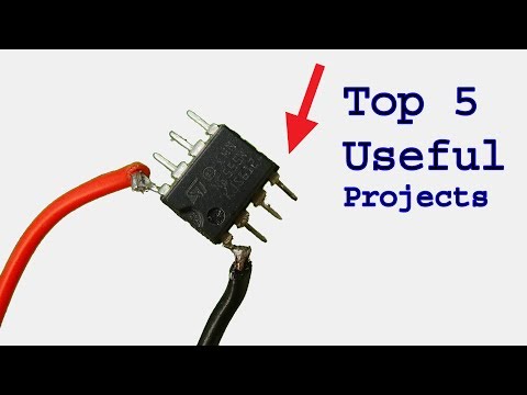 Top 5 useful electronics projects use ne555 timer ic, diy projects Video