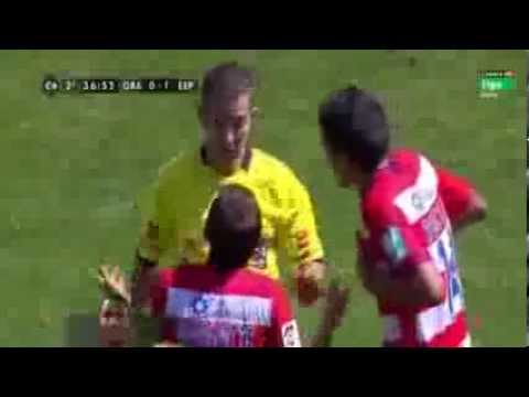 Granada 0-1 Espanyol. Gol de Lanzarote.