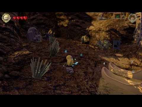 LEGO Lord of the Rings 100% Overworld Guide #4 - Amon Hen (All Collectibles)