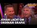 Johan lacht om ordinair grapje Albert Verlinde: 'Nou pas je bij ons!' | VANDAAG INSIDE
