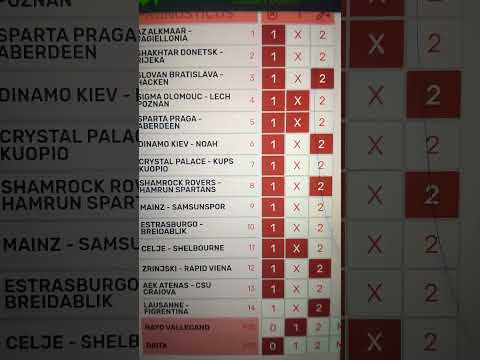 quiniela jornada 29 conference ligue 7 dobles 12€#planetafutbol#futbol #conference#españa#worldcup