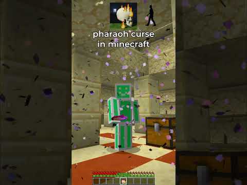 goofy ahh pharaoh curse in minecraft 💀💀💀