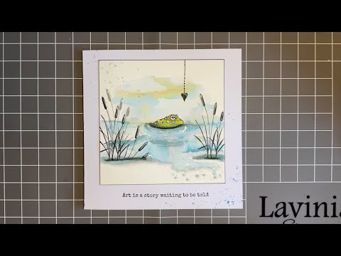 Bogart In The Bulrushes by Jo Rice - A Lavinia Stamps Tutorial