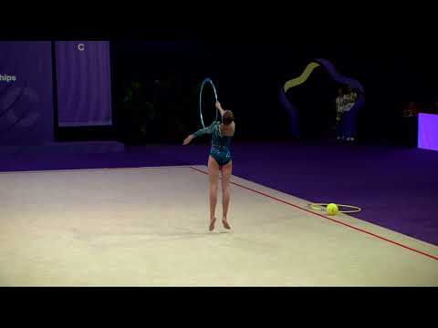 DAVIDOVIC Jelena (BIH) - 2023 Rhythmic Junior Worlds Qualifications HO Individual
