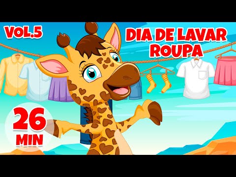 Dia de Lavar a Roupa Vol. 5 - Giramille 26 min | Desenho Animado Musical