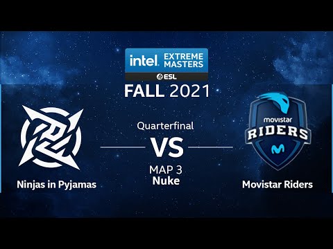 CS:GO - Ninjas in Pyjamas vs. Movistar Riders [Nuke] Map 3 - IEM Fall 2021 - Quarterfinal - EU