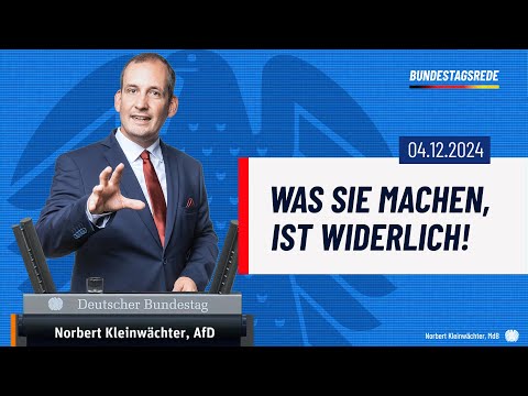 Was Sie machen, ist widerlich!