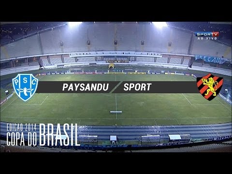 Gols - Paysandu-PA 2 x 1 Sport-PE - Copa do Brasil 2014 - 15/05/2014