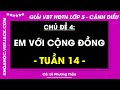 Vở bài tập Hoạt động trải nghiệm Lớp 5 Tuần 14 - trang 30, 31