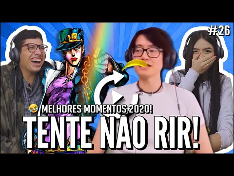 JOVENS REAGEM A DESAFIO TENTE NÃO RIR - MELHORES MOMENTOS DE 2020 - SE RIR LEVA CHOQUE