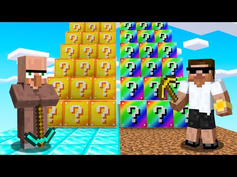 Extreme Lucky Block Challenge with Doorbin in Minecraft..