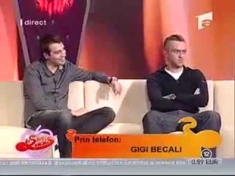 El e cel mai prost ziarist. Becali: Esti prea dobitoc. Decebal Radulescu: Multumesc