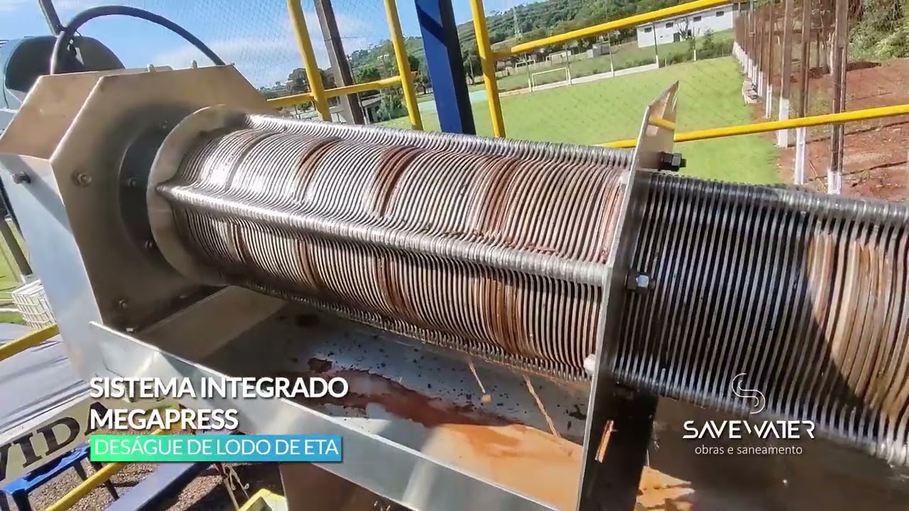 Megapress - Desidratação de lodo de ETA