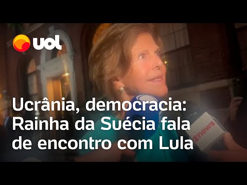 The Queen of Sweden eats jabuticabas and talks about meeting with Lula: 'We talked about serious ...