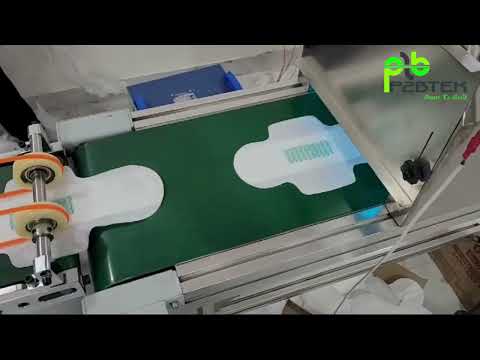 Fully Automatic Sanitary Napkin Pad  Machine with Auto Glue Spray and UV Sterilizer. Model- P-120