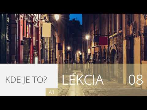 Lekcia 8. Predložky miesta | Angličtina pre úplných začiatočníkov