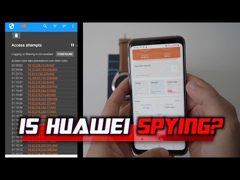 Is Huawei SPYING? 🤔 INVESTIGATING Huawei Health's Privacy on Android Video