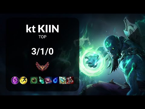 kt Kiin Ryze vs Fiora TOP - KR GRANDMASTER Patch 14.1