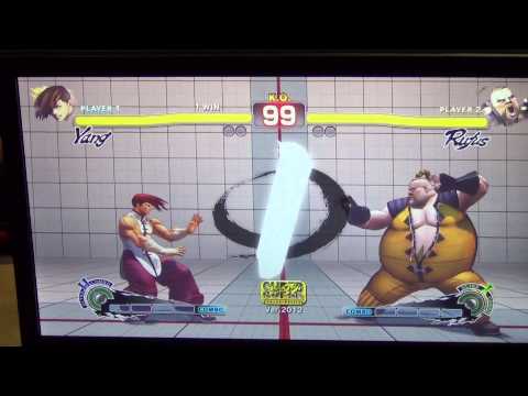 SCR Super Street Fighter 4 AE Pools ROM (Yang) vs Vivaldi (Rufus)