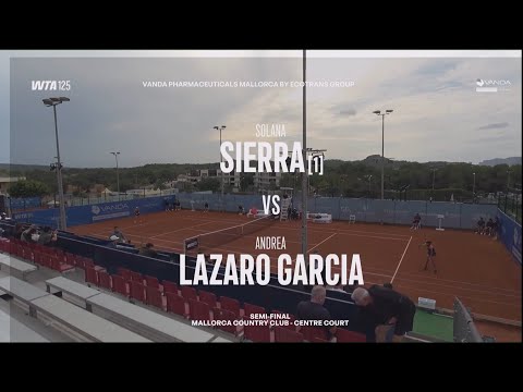 (1) Solana Sierra (ARG) vs Andrea Lazaro Garcia (ESP) - Game, Set and Match