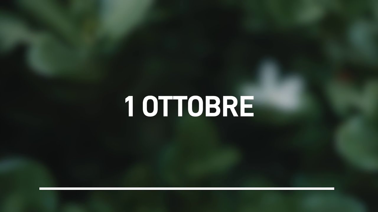 Meditazione Calendario “Parole di Vita” del 01 Ottobre 2023