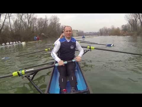rowing RCL Lausanne - course à Turin 2014-02-16