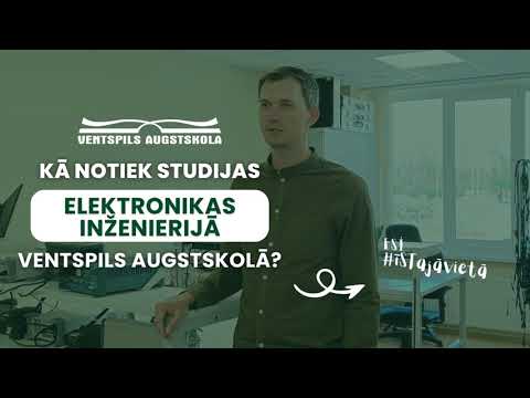Studē elektrotehnikas inženieriju Ventspils Augstskolā!