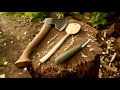 Calm Carving How I Made A Versatile Cooking Spatula From A Maple Log With Just An Axe And Knife