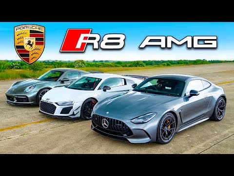 New AMG GT 63 vs R8 GT vs 911 Turbo: DRAG RACING
