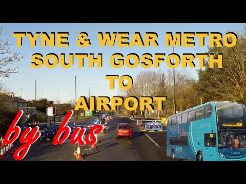 Tyne & Wear Metro : Replacement Bus : South Gosforth to Airport