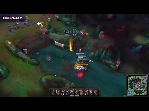 T1 Gumayusi dodging all skill shot and baiting NS into Gnar Ultimate during 2022 LCK Spring Split