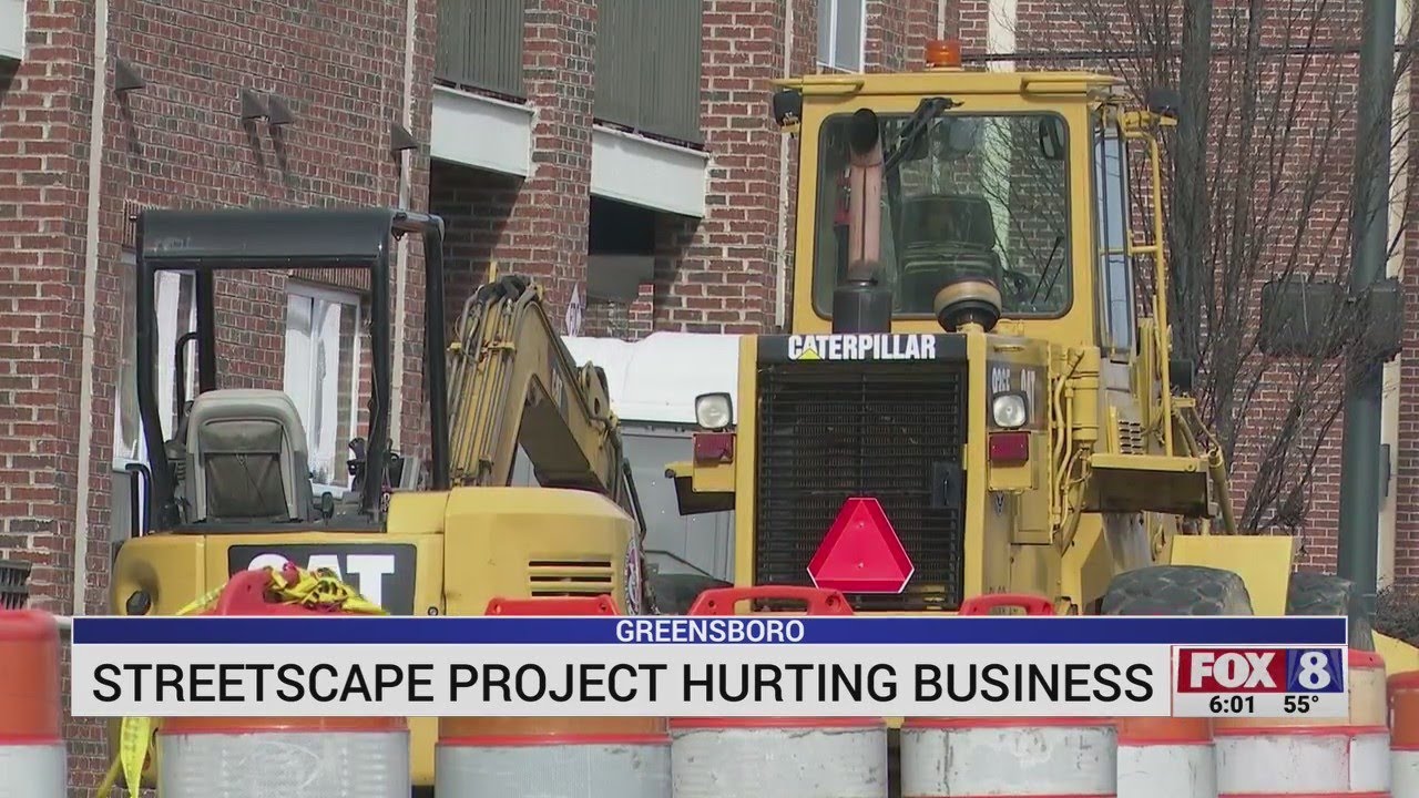 Greensboro streetscaping project paused after business owners rally against road closure