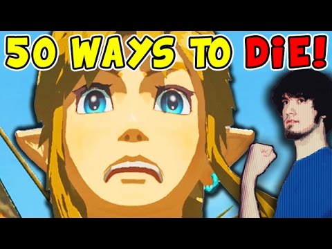 50 FUNNY Ways to DIE in Zelda Breath of the Wild - PBG