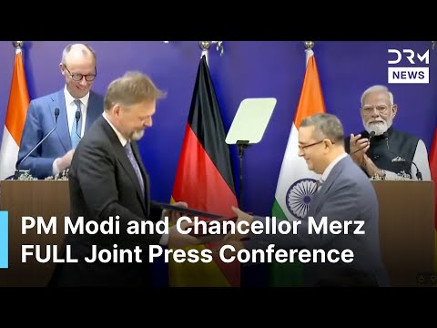 FULL PRESSER: Modi, Chancellor Merz Hold Joint Press Conference, Boost $50B Indo-German Trade | AC1B
