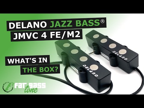 Delano JMVC4 FE/M2 4 String Hum Cancelling Jazz Bass® Pickup Set image 7