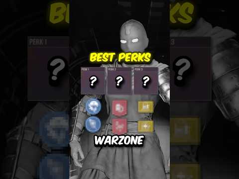 TOP 3 PERKS in Warzone